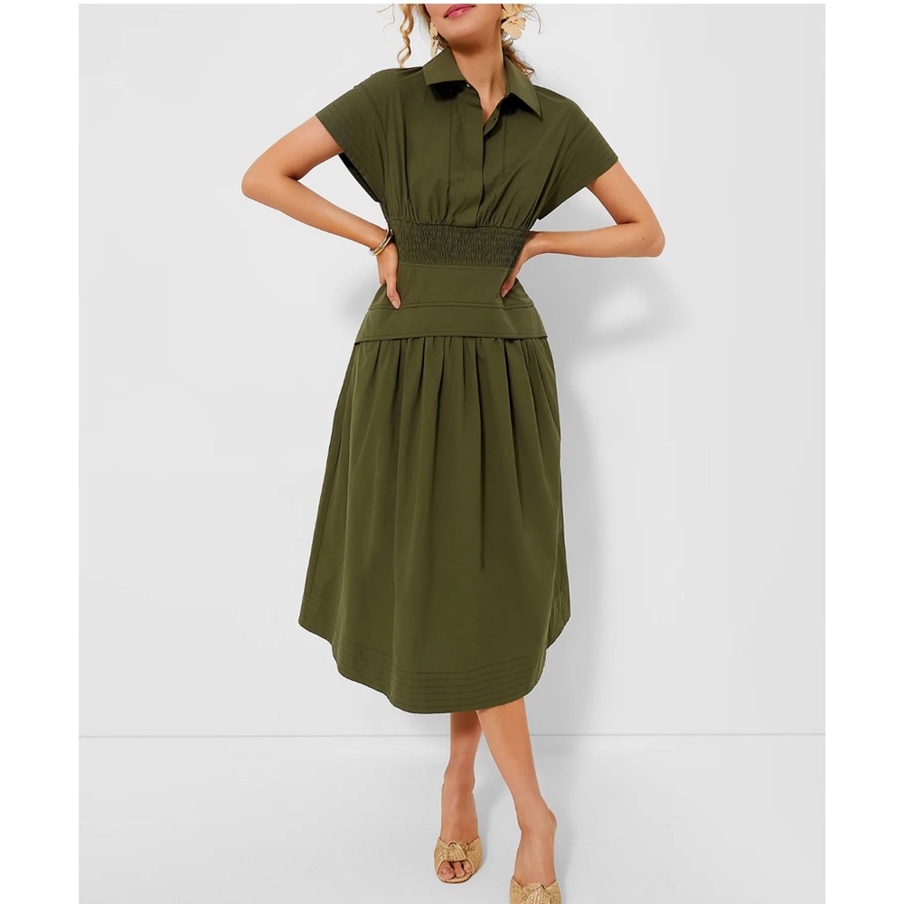 TUCKERNUCK Army Green Cameran Dress